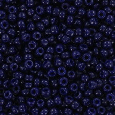 Miyuki rocailles Perlen 11/0 - Duracoat opaque dyed dark navy blue 11-4494